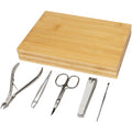 Bamboo manicure set